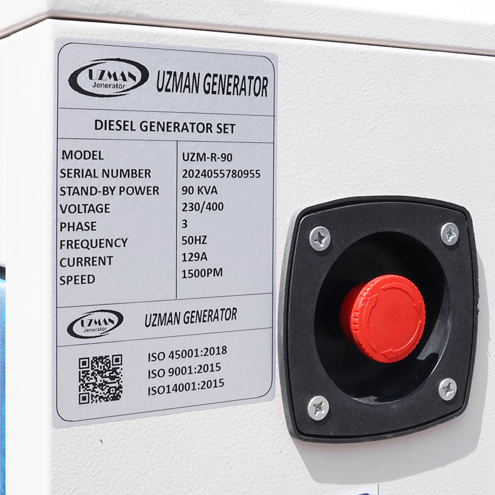 Генератор дизельний Uzman IYI-R-90 Ricardo ZH4105ZLD 90 KVA / 65KW