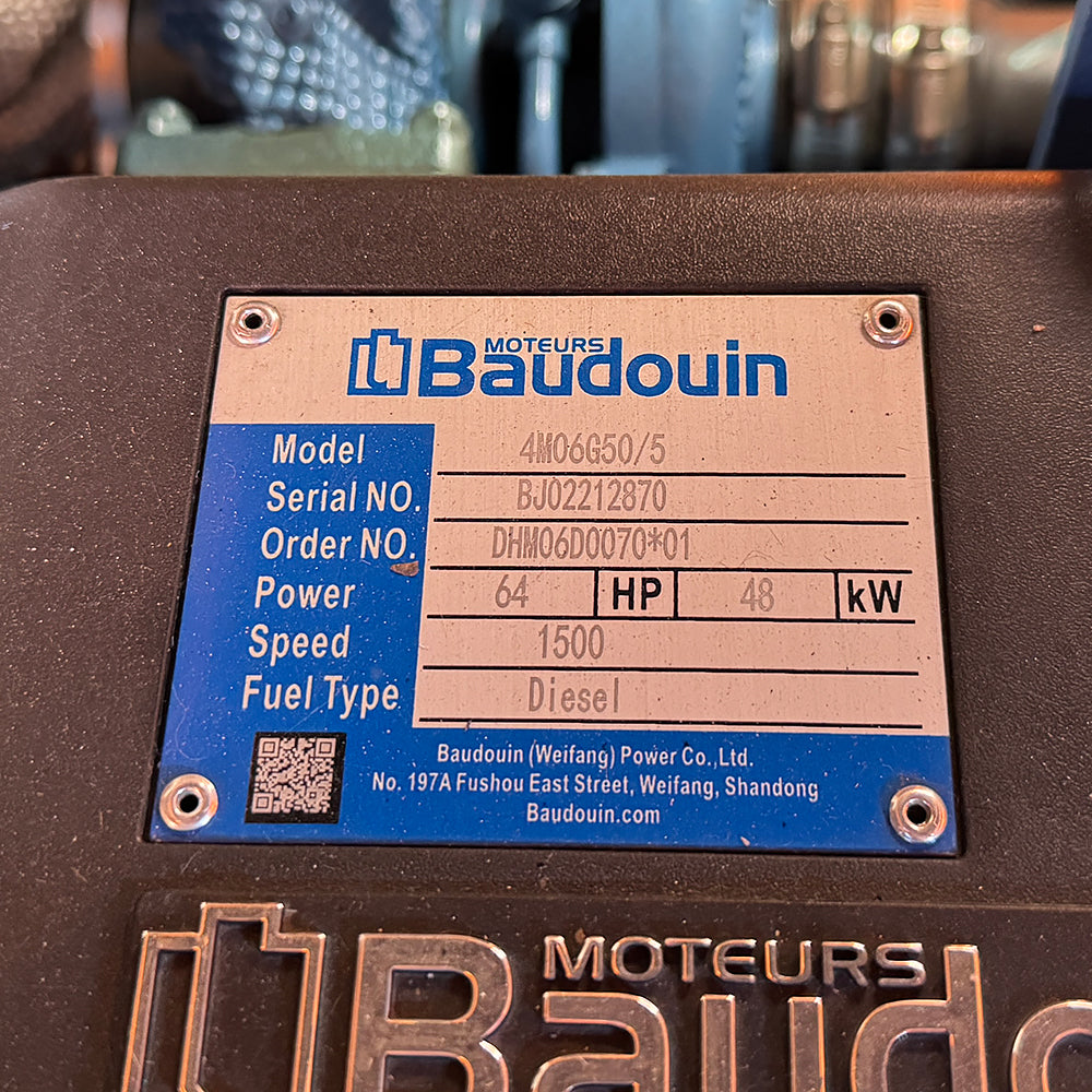 Дизельний генератор OYAL OYB-55 BAUDOUIN 4M06G55-5 55KVA / 48KW