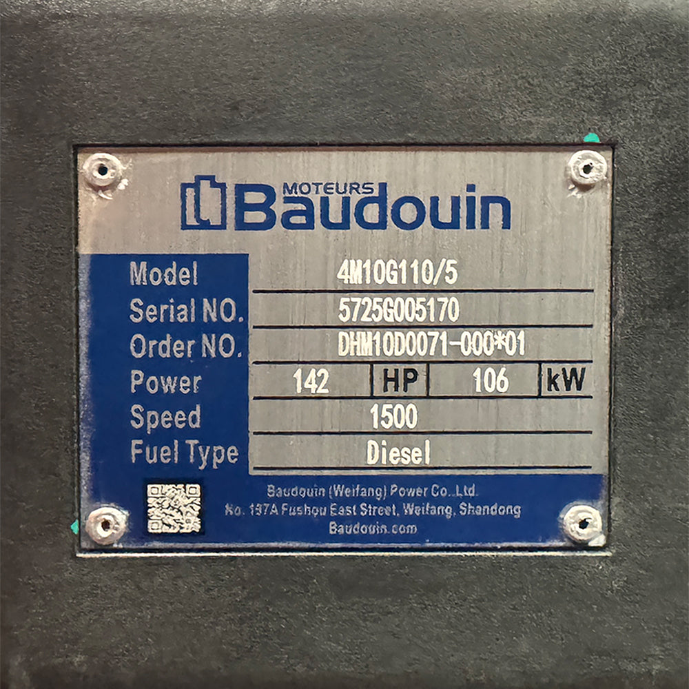 Генератор дизельный OYAL OYB-110 BAUDOUIN 110KVA / 88KW