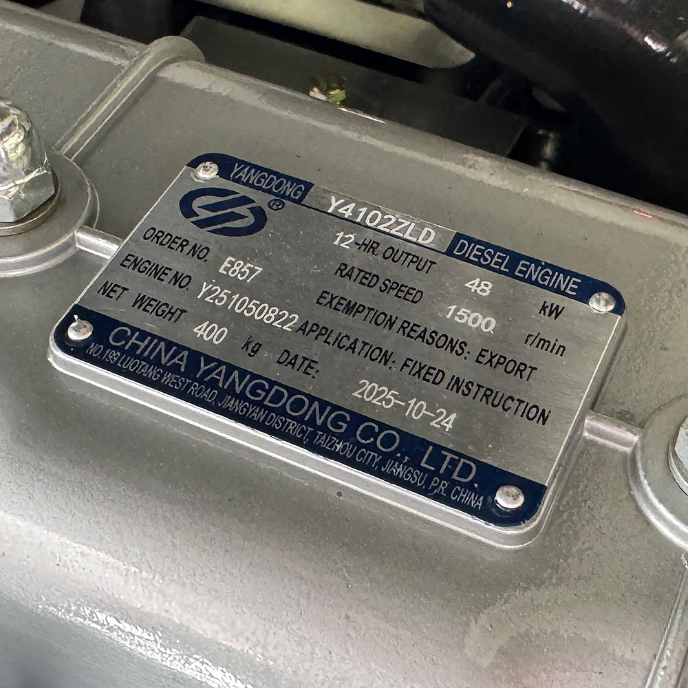 Генератор дизельный OYAL OYY-66 YANG DONG Y4102ZLD 66KVA / 52.8KW
