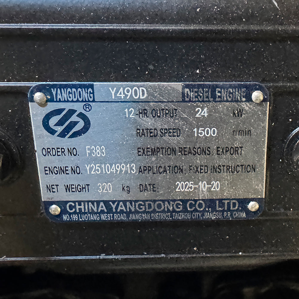 Дизельний генератор OYAL OYY-30 YANG DONG Y490D 30KVA / 24KW