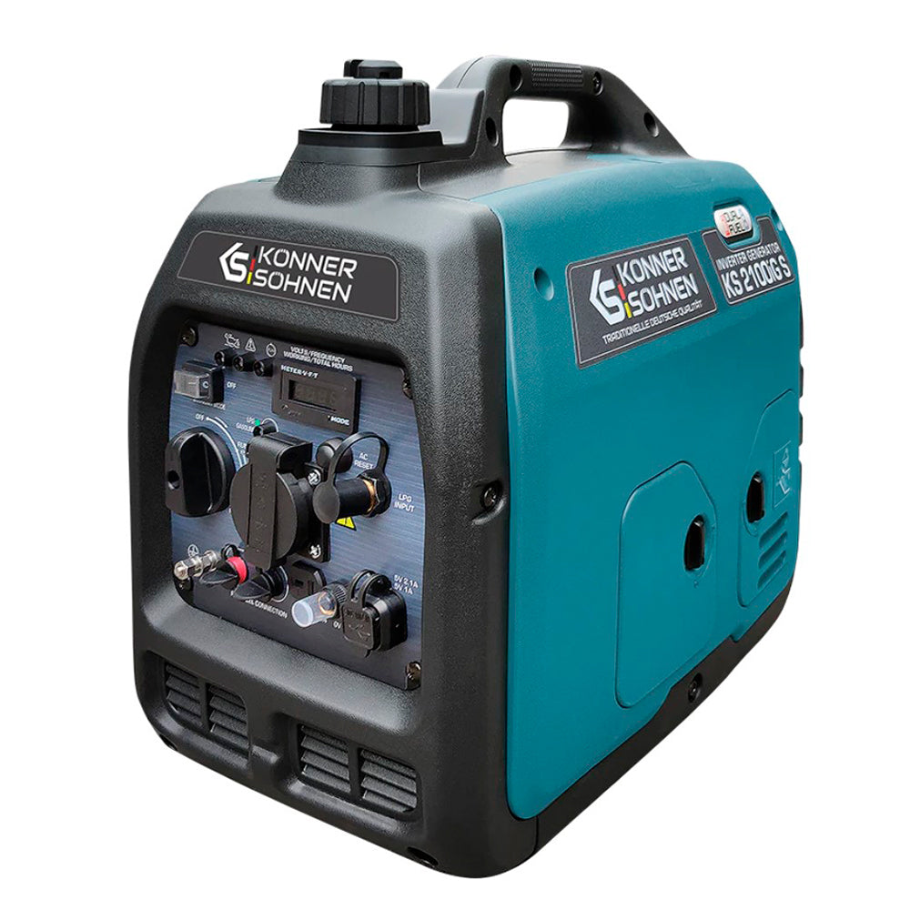 Генератор інверторний ГАЗОБЕНЗИНОВИЙ Konner&Sohnen KS 2100iG S
