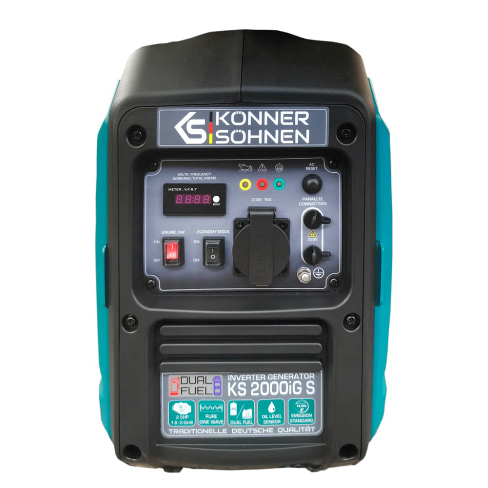 Генератор інверторний ГАЗОБЕНЗИНОВИЙ Konner&Sohnen KS 2000iG S
