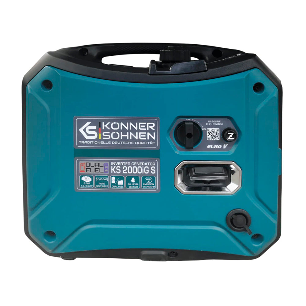 Генератор інверторний ГАЗОБЕНЗИНОВИЙ Konner&Sohnen KS 2000iG S