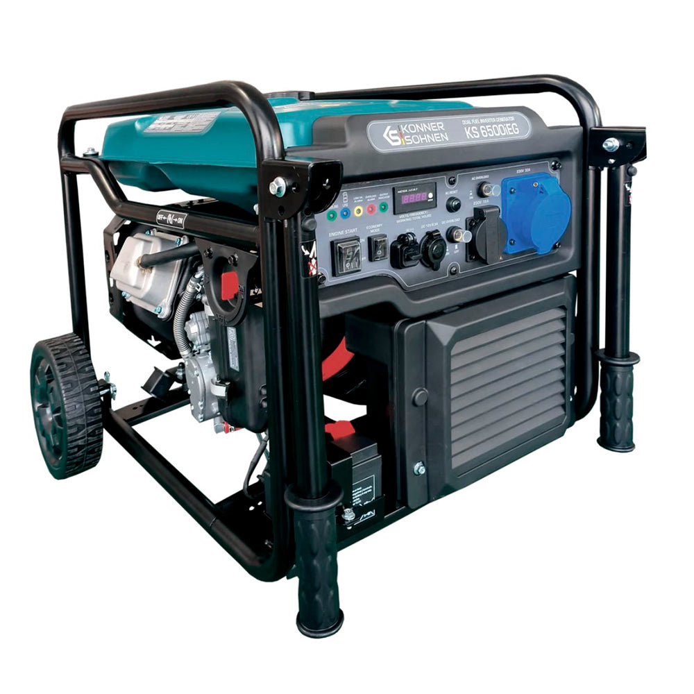 Генератор інверторний ГАЗОБЕНЗИНОВИЙ Konner&Sohnen KS 6500iEG