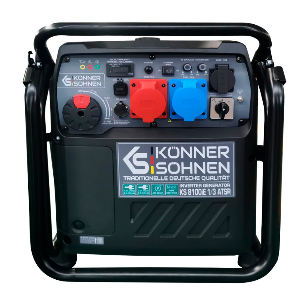 Генератор інверторний БЕНЗИНОВИЙ Konner&Sohnen KS 8100iE 1 / 3 ATSR