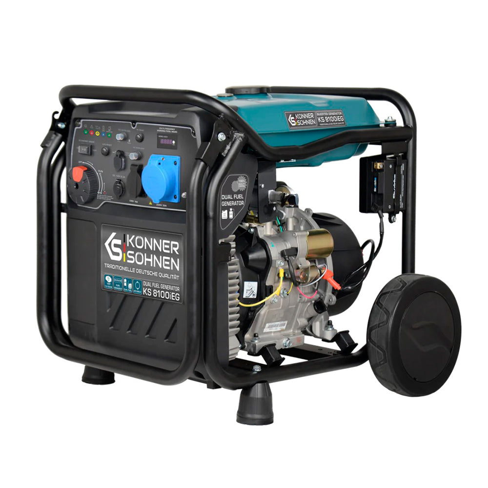 Генератор інверторний ГАЗОБЕНЗИНОВИЙ Konner&Sohnen KS 8100iEG