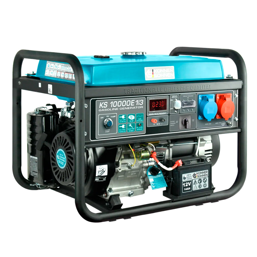 Генератор БЕНЗИНОВИЙ Konner&Sohnen KS 10000E 1 / 3