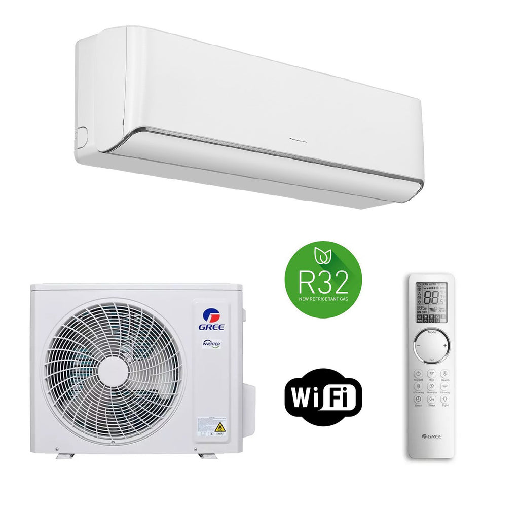 Кондиціонер GREE Airy inverter GWH18AVDXE-K6DNA1A (-25*) WiFi R-32