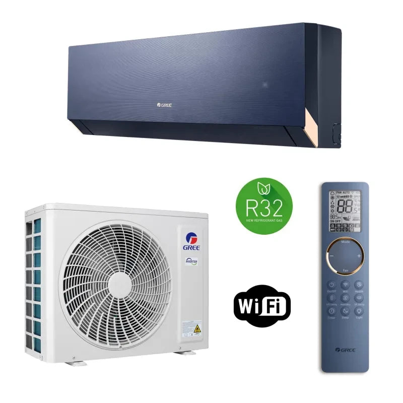 Кондиціонер GREE Clivia inverter Blue R-32 GWH24AUDXF-6DNA1A