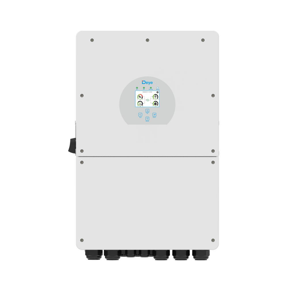 Гібридний однофазний інвертор Deye SUN-16K-SG01LP1-EU Wi-Fi (гібрид: 16 кВт, 1ф, MPPT:3)
