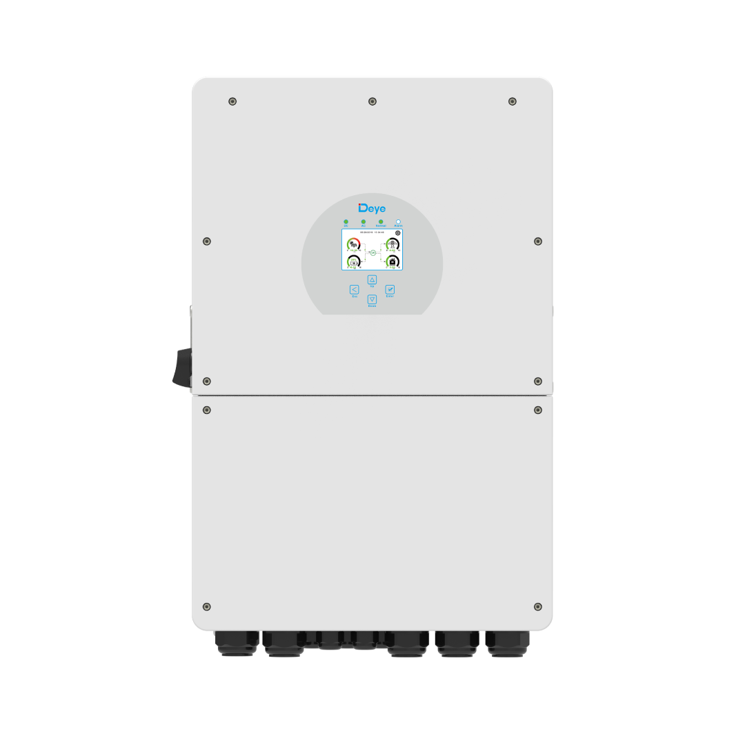 Гібридний однофазний інвертор Deye SUN-16K-SG01LP1-EU Wi-Fi (гібрид: 16 кВт, 1ф, MPPT:3)