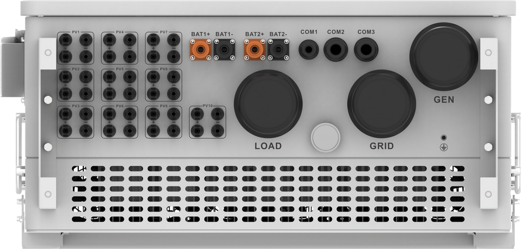 Гібридний інвертор Deye SUN-125K-SG02HP3-EU-GM10 (100 кВт, 3 фази, HV, 10 MPPT, WiFi)