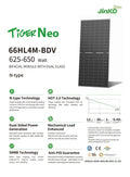Сонячний фотоелектричний модуль JinkoSolar JKM-620N-66HL4M-BDV  (bifacial long cable)
