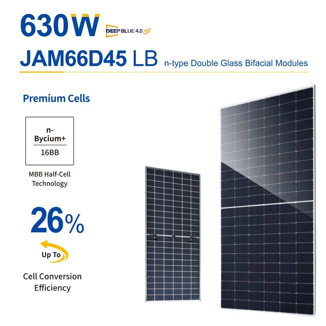 PV модуль JA Solar JAM66D45-620/LB 620 Wp, Bificial, n-type