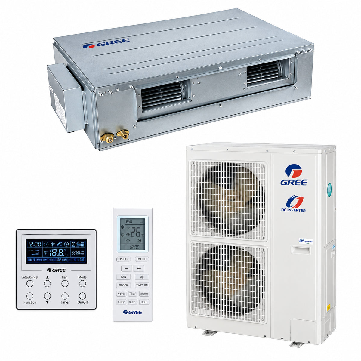 Канальний кондиціонер Gree GUD71PS1/A-S/GUD71W1/NhA-S Inverter R32