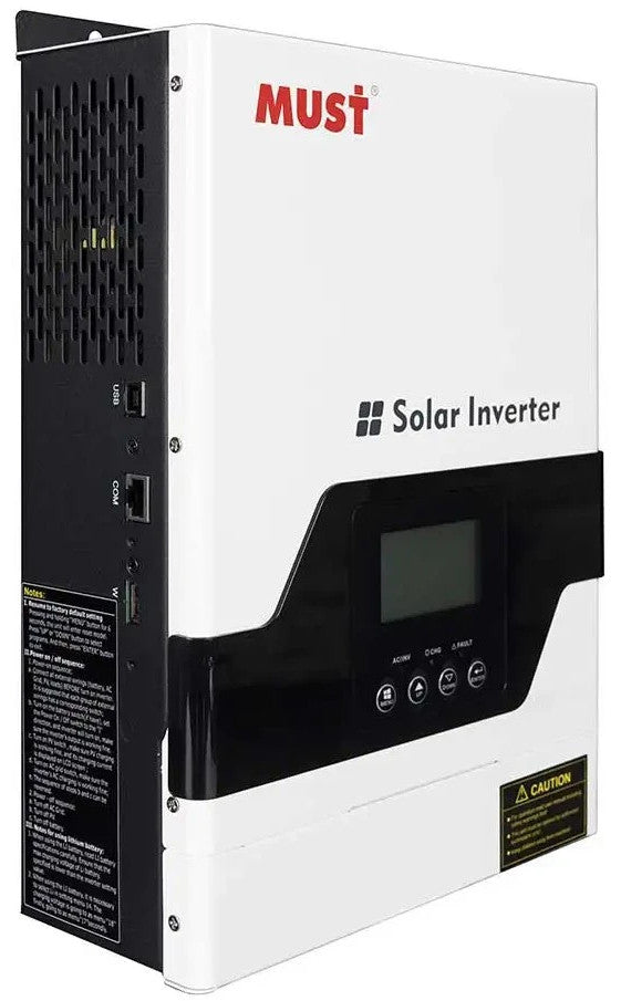 Комплект резервного живлення інвертор MUST PV18-3224 VPM II 3,2 кВт + 2× LP15-24100 5,12 кВт·год
