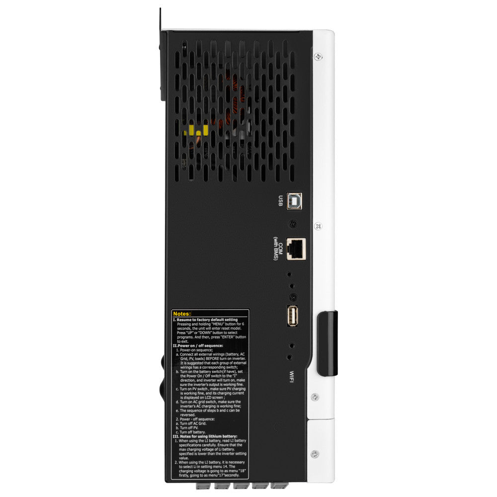 Комплект резервного живлення інвертор MUST PV18-3224 VPM II 3,2 кВт + 2× LP15-24100 5,12 кВт·год