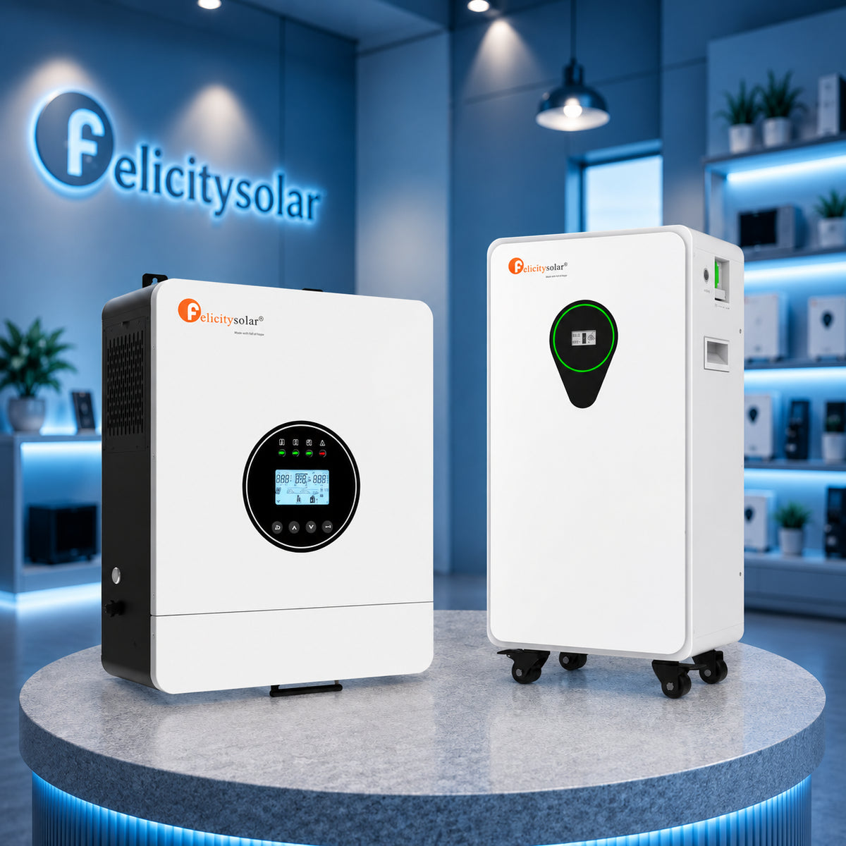 Комплект Felicity IVEM6048-II 6 кВт + Felicity FLA48314-EU 16,08 кВт·год